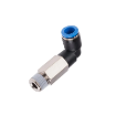 Picture of IPLL12-04 - Elbow Male Extended - Push-In Fitting - 12mm Tube To 1/2" Male Thread - Technopolymer