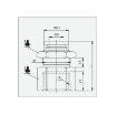 Picture of IPMF10-04 - Bulkhead Female - Push-In Fitting - 10mm Tube To 1/2" Female Thread (M20X1) - Polymer & Brass
