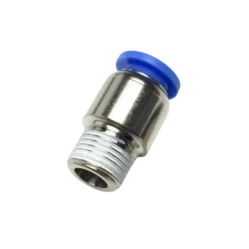 Picture of IPOC12-01 - Stud Compact Male - Push-In Fitting - 12mm Tube To 1/8" Male Thread - Polymer & Brass