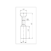 Picture of IPP12 - Blanking Plug - Push-In Fitting - 12mm Fitting Closure - Polymer
