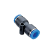 Picture of IPU08 - Straight Line Connector - Push-In Fitting - 8mm Tube To 8mm Tube - Technopolymer
