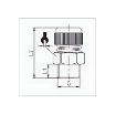 Picture of ISD10 - Silencer - Exhaust Flow Control - 1"- Brass