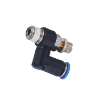 Picture of ISS04-01 - Speed Controller Valve Rotating - Flow Control Fitting - 4mm Tube To 1/8  Male Thread - Technopolyme