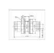 Picture of PPM06 - Bulkhead Union - Push-In Fitting - 6mm Tube To 6mm Tube - Plastic