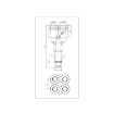 Picture of PXJ06 - Reducer Double Y - Push-In Fitting - 6mm Tube To 6mm Stem - Technopolymer