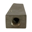 Picture of RIPUL1515 - Distribution Manifold Block - Unequal Long - Aluminium - 2 X 1/4" To 5 X 1/8"