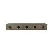 Picture of RIPUL1515 - Distribution Manifold Block - Unequal Long - Aluminium - 2 X 1/4" To 5 X 1/8"