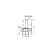 Picture of SBE18 - Cone Type - Hexagonal Base - Silencer - 1/8"  To  - Brass