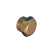 Picture of SEP5MA - Silencer - Flat Type - Hexagonal Base - M5 - Brass