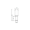 Picture of SPLR10 - Silencer - Plug-In Polyethylene Type - 1" - Polyethylene