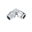 Picture of SSL06-M5 - Elbow Male - Stainless Steel Fitting - 6mm Tube To M5 Male Thread - Stainless Steel