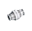 Picture of SSM08 - Bulkhead Union - Stainless Steel Fitting - 8mm Tube To 8mm Tube (M16X1) - Stainless Steel