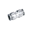 Picture of SSU04 - Straight Line Connector - Stainless Steel Fitting - 4mm Tube To 4mm Tube - Stainless Steel