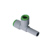 Picture of T0506V0 - Tee Piece Tube - Push-in Fittings - 6mm Tube To Stem with 6mm Tube Tee - Polymer & Brass