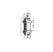 Picture of T101000 - Bulkhead Union - Push-in Fittings - 10mm Tube To 10mm Tube (M20X1) - Polymer & Brass