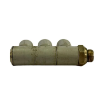 Picture of T340618 - Tripple Banjo Swivel - Tube To Male Thread - Technopolymer - 6Mm Tube To  1/8 