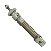 Picture of 1280.20.0050.A.M - Micro Cylinder, Chrimped , Double Acting, Magnetic, Adjustab