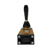 Picture of 224.53.31.9.1/2 - Mechanical Valve 1/4 Inch 5/3 C/C Lever Lateral Spring 3 Pos