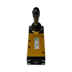 Picture of 224.53.31.9.1/2 - Mechanical Valve 1/4 Inch 5/3 C/C Lever Lateral Spring 3 Pos