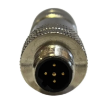 Picture of 5312D.M04.00 - Power Supply Connector M12D4P Male Straight Con.