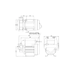 Picture of 732000-MEC - Vane Pump 220V 1" 70Lmin Diesel - Meclube (Panther)