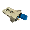 Picture of OU-1/2-MIDI-A - Filter Regulator + Lubricator + Gauge 1/2 Inch Auto Drain
