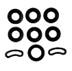 Picture of RG484/0002 - General Service Parts Seal Kit 488/484.32 & 52 Solenoid Valv