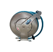 Picture of 8433.202-GF - Fixed Hosel Reel, Stainless Steel Aisi 304, S.430, For Hot Water, 100 Bar, With Hygienic Hose 15 M,