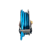 Picture of 8433.202-GF - Fixed Hosel Reel, Stainless Steel Aisi 304, S.430, For Hot Water, 100 Bar, With Hygienic Hose 15 M,