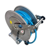Picture of 8533.302-GF - Fixed Hosel Reel, Stainless Steel Aisi 304, S.530, For Hot Water, 200 Bar, With Hygienic Hose 25 M,
