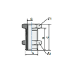 Picture of 12712 - Bulkhead Female - Standard Fitting - 1/2" Female Thread   - Brass