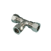 Picture of 2090400 - Tee Piece Tube - Compression Fitting - 4mm Tube to 4mm Tube with Tube Tee - Brass