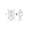 Picture of 2A3/1677HH5 - Diaphragm Pump Series 1/2" 120-Ppbb In Polypropylene With Membranes In Hytrel®, Seats And Balls In S