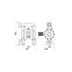 Picture of 2A7/2677HHI - Dual Inlet Diaphragm Pump Series 1" 1000-Ppb In Polypropylene With Membranes In Hytrel®, Seats And B