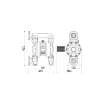 Picture of 2A7/2677SSI - Dual Inlet Diaphragm Pump Series 1" 1000-Ppb In Polypropylene With Membranes In Santoprene™, Seats A