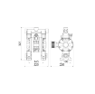 Picture of 2A8/1677NH5 - Dual Inlet Diaphragm Pump Series 1/2" 120-Ppbb In Polypropylene With Membranes In Nbr, Seats And Bal