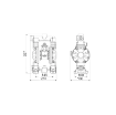 Picture of 2B3/16117NH52 - Diaphragm Pump Series 1/2" 120-Ppab With Springs, In Polypropylene, With Membrane In Nbr, Stainless
