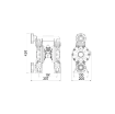 Picture of 2B7/26117TTI - Dual Inlet Diaphragm Pump Series 1" 1000-Ppab In Polypropylene And Aluminum With Membranes In Ptfe+H