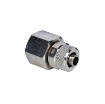 Picture of 3020618 - Adaptor Straight Female - Quick Coupler - 6mm Tube to 1/8" Female Thread - Brass
